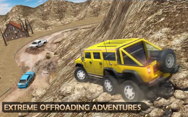 Extreme Offroad Mud Truck Simulator 6x6 Spin Tyres android App screenshot 9