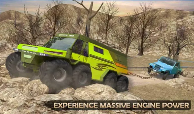 Extreme Offroad Mud Truck Simulator 6x6 Spin Tyres android App screenshot 3